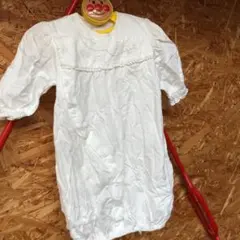 白　ロンパース　50-90センチ　日本製