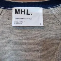 MHL　グレー ニットカーディガン サイズI マーガレットハウエル
