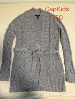 GapKids ロングカーディガン150 グレー系