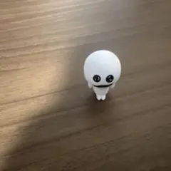 白いキャラクター ミニフィギュア　なめこ