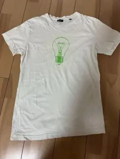 DIESEL 半袖Tシャツ ホワイト 電球プリント