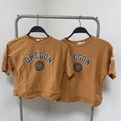 しまむら 120.130 ロゴTシャツ