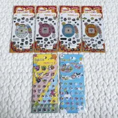 新品 たまごっち プチプチシール2 キラキラシール3 シール まとめ売り ６枚