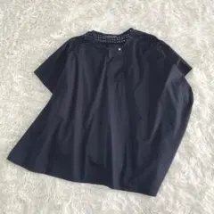 【即発送】ミズイロインド　アシンメトリー　シャツ　カットワークレース　バルーンのサムネイル
