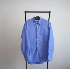 WYM LIDNM TENCEL RELAX WIDE SHIRT　ブルー　Мのサムネイル