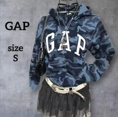 y2k ギャップ GAP ジップアップパーカー 迷彩柄 カモフラ archive