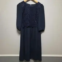 東京イギン フォーマル ワンピース ネイビー 9号