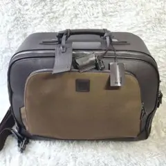 美品】ダンヒル ボストンバッグ 大容量 レザー ダイヤルロック ダーク 