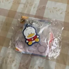 サンリオキャラクターズ　シリコンモバイルリング　あひるのペックル　カプセルトイ