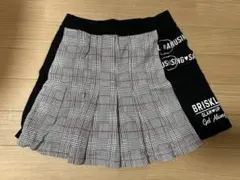 チェック柄プリーツスカート　140cm