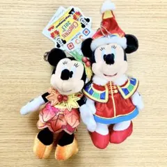 ミニー　ぬいぐるみバッジ　ハロウィン　クリスマス　30周年