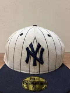 New Era 59FIFTY キャップ 7 5/8 ホワイト/ネイビーのサムネイル