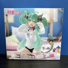 DesktopCute フィギュア 猫耳Tシャツ 初音ミク ボカロ