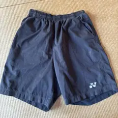 YONEX ブラック ハーフパンツ サイドポケット
