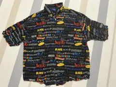 バレンシアガ　balenciaga 総ロゴシャツ　柄シャツ　アロハシャツのサムネイル