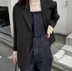 mystic ベルト付き テーラードジャケット