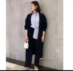 スピックアンドスパン　ロングカーディガン　ベイクルーズ　ネイビー