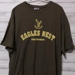 EAGLES NEST Tシャツ　XL　カーキ　USA古着