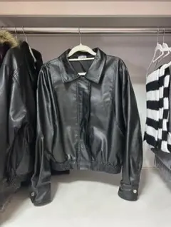 ブラックレザージャケット