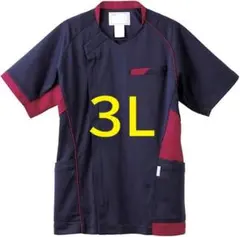 asics　アシックス　スクラブ　3L （2XL）　半袖　CHM401-8373のサムネイル