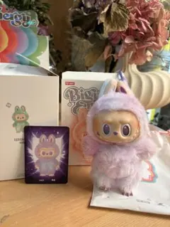 【正規品】POPMART ラブブ LABUBU エナジー 紫 LUCK