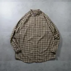 patagonia 1996年ポルトガル製 コットンチェックシャツ XL 古着