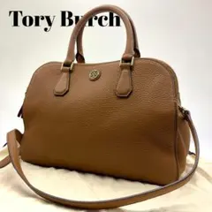 Tory Burch トリーバーチ　2way ショルダー　ロビンソン　シボ革のサムネイル