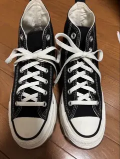 Converse Chuck Taylor All Star 厚底黒24.5