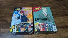 UNO ウノ スパイファミリー 僕のヒーローアカデミア 2種セット　マクドナルド