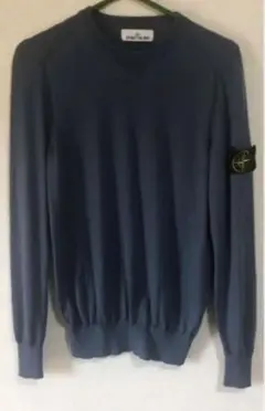 STONE ISLAND クルーネックニット ブルーのサムネイル