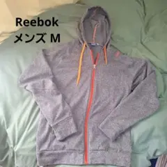 Reebok グレー フルジップパーカー