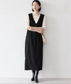 サロペットスカート　黒