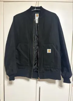 Carhartt ダック地 ボンバージャケット ブラック