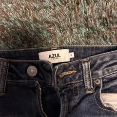 AZUL BY MOUSSY スキニーデニム ダメージ加工 Sサイズ