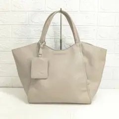 Kitamura ベージュ レザー トートバッグ ショルダーバッグ　上105