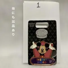ディズニー　ピンバッジ　ミッキーマウス
