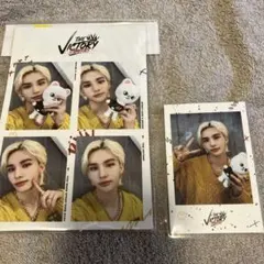 ヒョンジン　4カットフォト　チェキ風トレカ