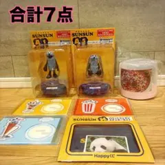Happyくじ　パペットスンスン　A賞　C賞　F賞　H賞　合計7点