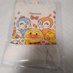 新品未使用★アンパンマンフリルつきカットソー半袖size80