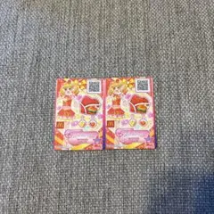 アイカツ マクドナルドコラボゲームカード 2枚セット