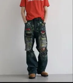 basketcase galleryダメージデニムパンツ 30 - メルカリ