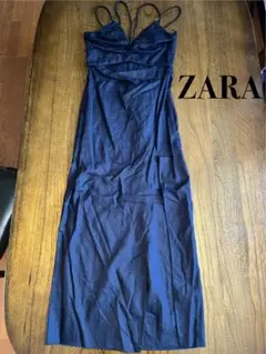 ZARA ブラック キャミワンピース