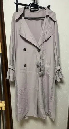 GRL ベルト付きバックプリーツトレンチコート[fo1345] 新品未使用