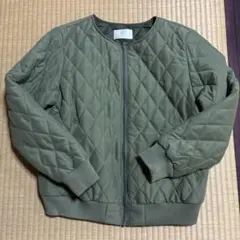 オリーブグリーン キルティングジャケット