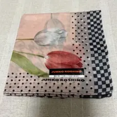 JUNKO KOSHINO チューリップ柄ハンカチ