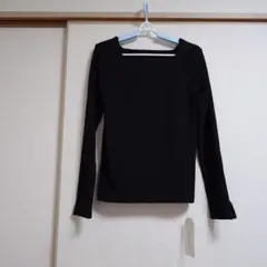 【新品】DONA MARIE ニット◆M黒◆定価6,000円