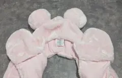 【送料込】ディズニー　耳付きフリースマフラー