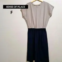 SENCE OF PLACE ノースリーブ オールインワン パンツ Fのサムネイル