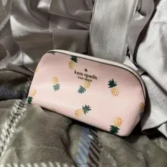 kate spade パイナップル柄ポーチ