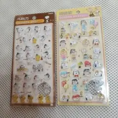 PEANUTS BONBON DROP シール 2パックセット
